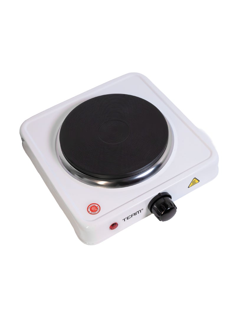 تيم Team Electric Hot Plate Deluxe – 1000W Single Burner Stove with Adjustable Temperature Control, Overheat Protection & Skid‑Proof Feet - Image 1